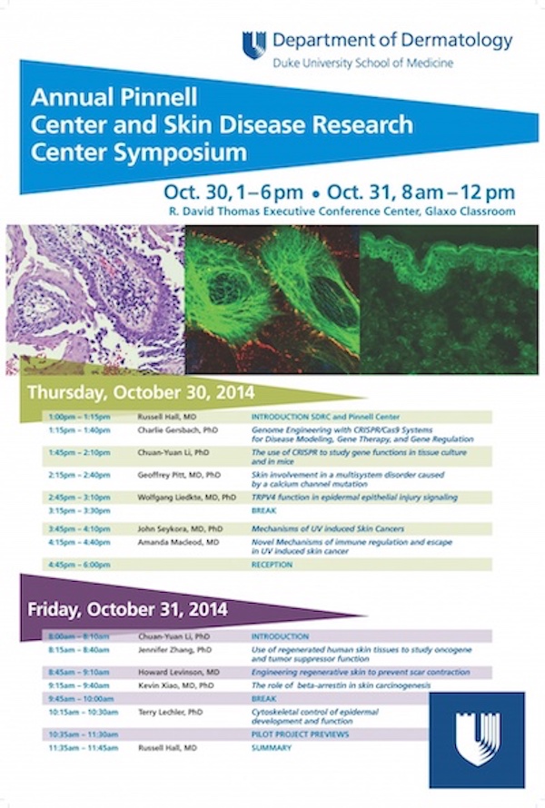 2014 Pinnell Center Symposium lineup 