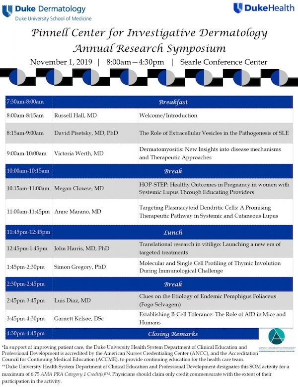 2019 Pinnell Symposium lineup