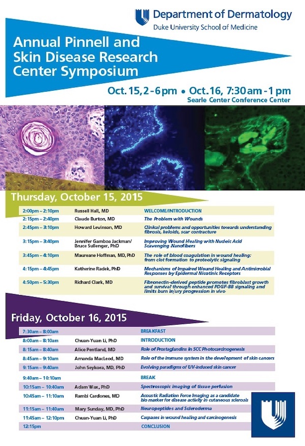 Pinell Symposium 2015 lineup