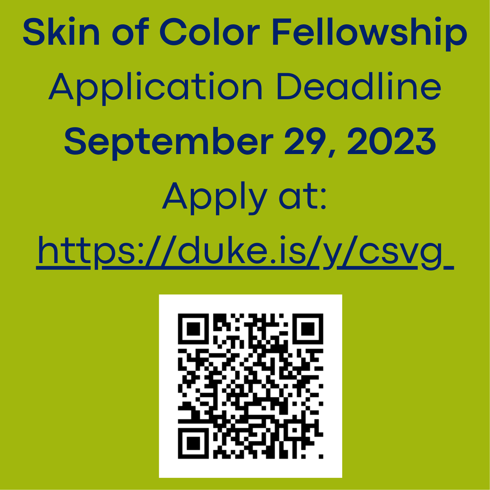 Skin of Color Fellowship