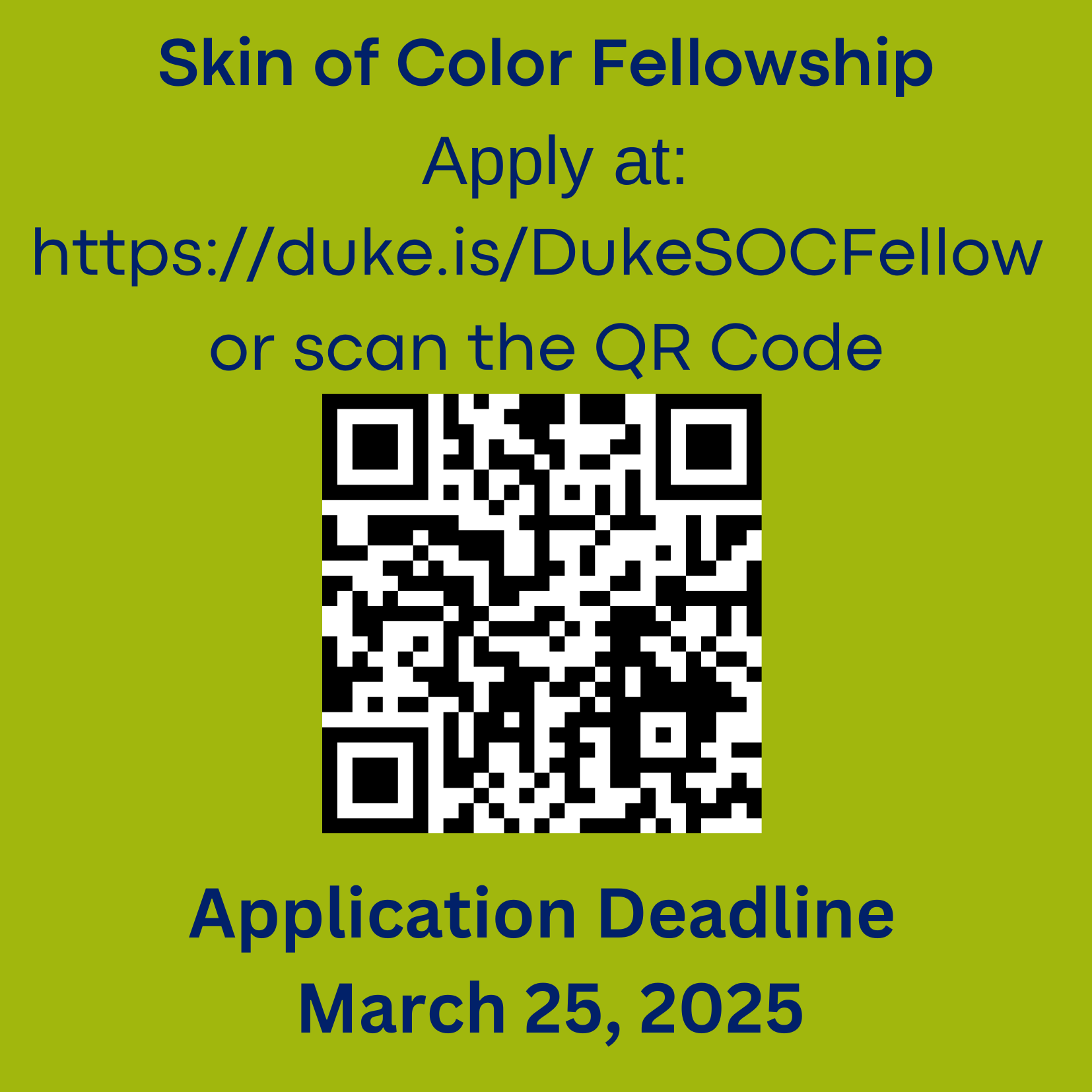 SOC Fellowship Application Announcement