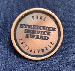 Streicher Service Award pin