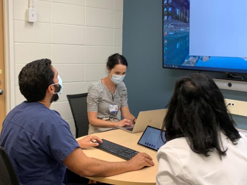 People in conference room