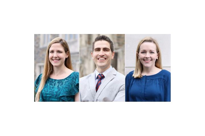 Headshots of three residents