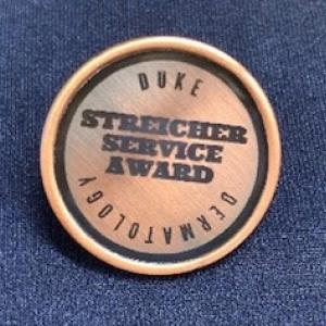 Streicher Service Award pin